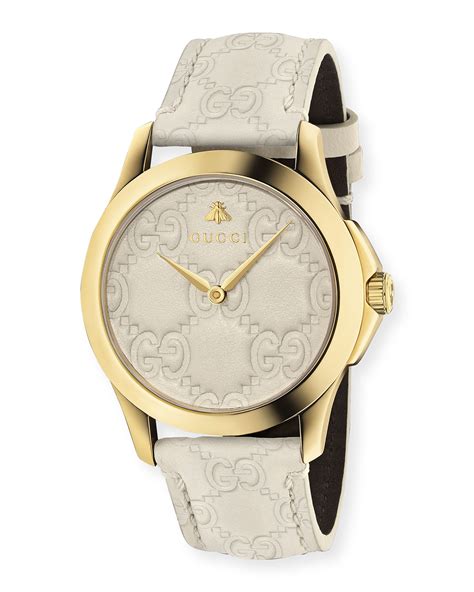 gucci g timeless leather watch